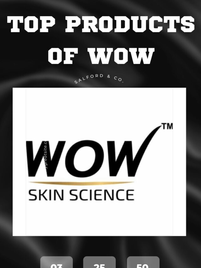 Top 10 products of Wow company